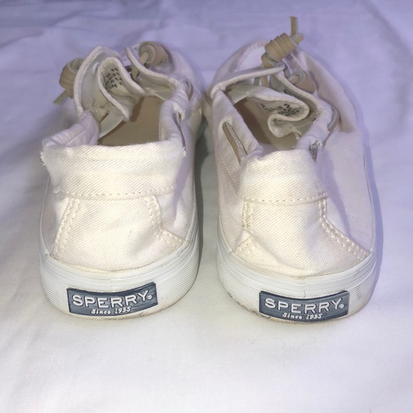 Sperry Women’s Canvas Slip-on Shoes White Size 10 - Picture 5 of 7